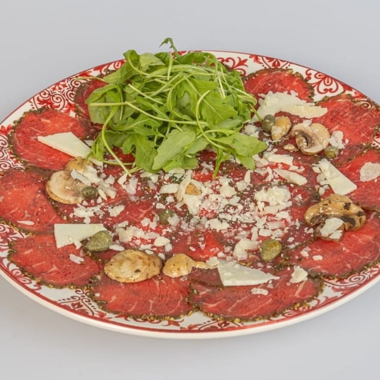 What is beef carpaccio?