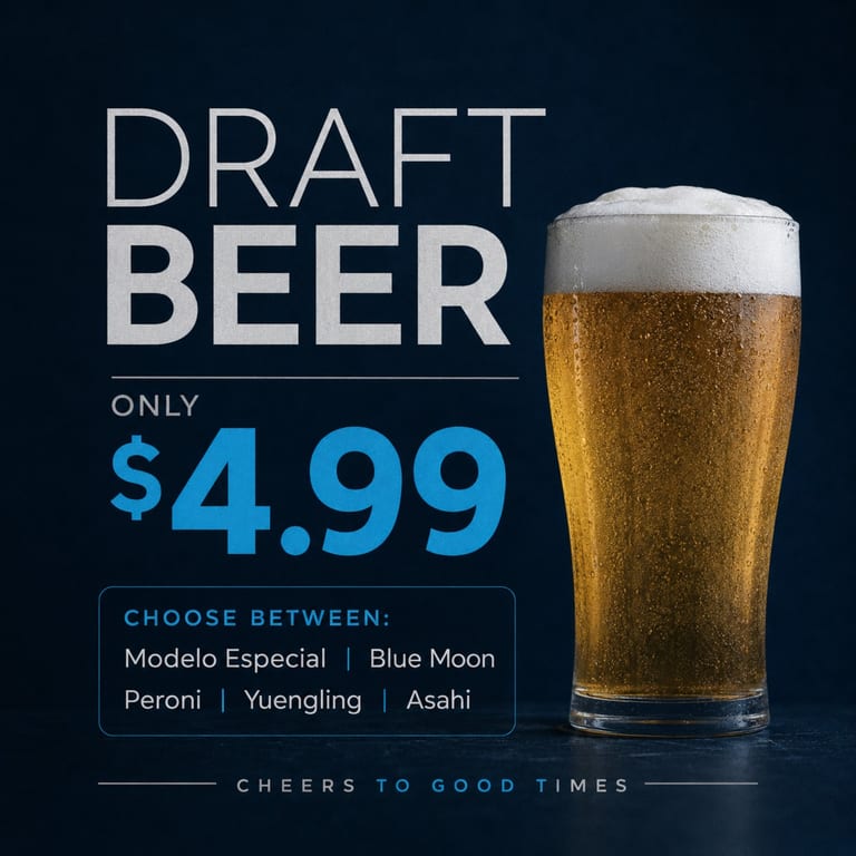 Where to grab a cold draft in Doral?