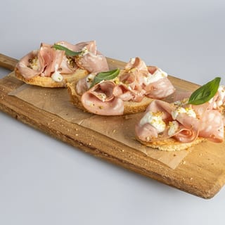 Mortadella Bruschetta