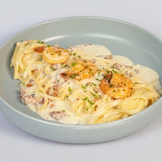 Shrimp Carbonara Lunch