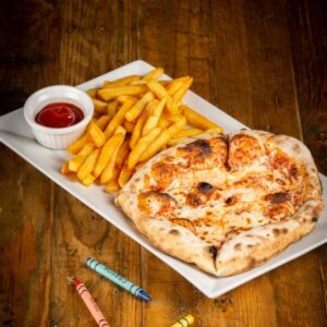 Margheritta Pizza with Fries